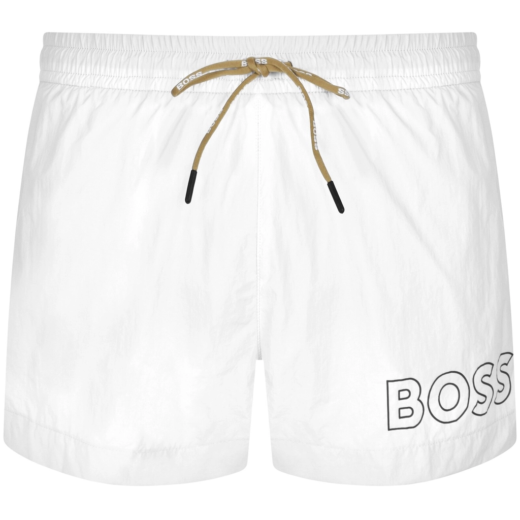 Hugo Boss BOSS Mooneye Swim Shorts White